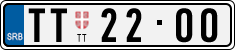 License plate of Serbia, Vanity Plates