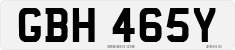 License plate of the United Kingdom, 1963 year system