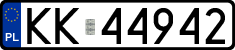 License plates of Poland, Regular car plates