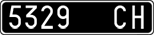 License plate of Italy, Cars (1927 year series)