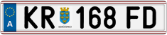 License plate of Austria, Regular plates