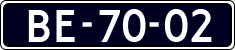 License plate of the Netherlands, Imported oldtimers (commercial vehicles)