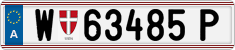 License plate of Austria, Regular plates