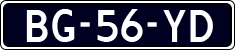 License plate of the Netherlands, Commercial Vehicles (1951-1994 system)