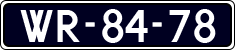 License plate of the Netherlands, Trailers