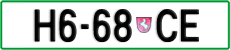 License plate of Slovenia, Trailers
