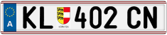 License plate of Austria, Regular plates