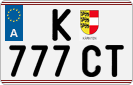 License plate of Austria, Regular plates