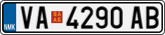 License plate of North Macedonia, Regular plates (2012)