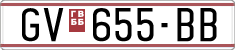 License plate of North Macedonia, Regular plates (1993)