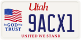 Utah, Specialty plates (1ABC2)