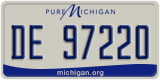 Michigan, Commercial vehicles (AB 12345)