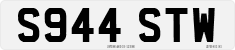 License plate of the United Kingdom, 1983 year system