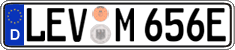 German license plate, Electric vehicles