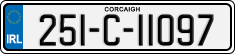 License plate of Ireland, Regular plates