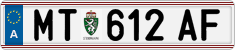 License plate of Austria, Regular plates