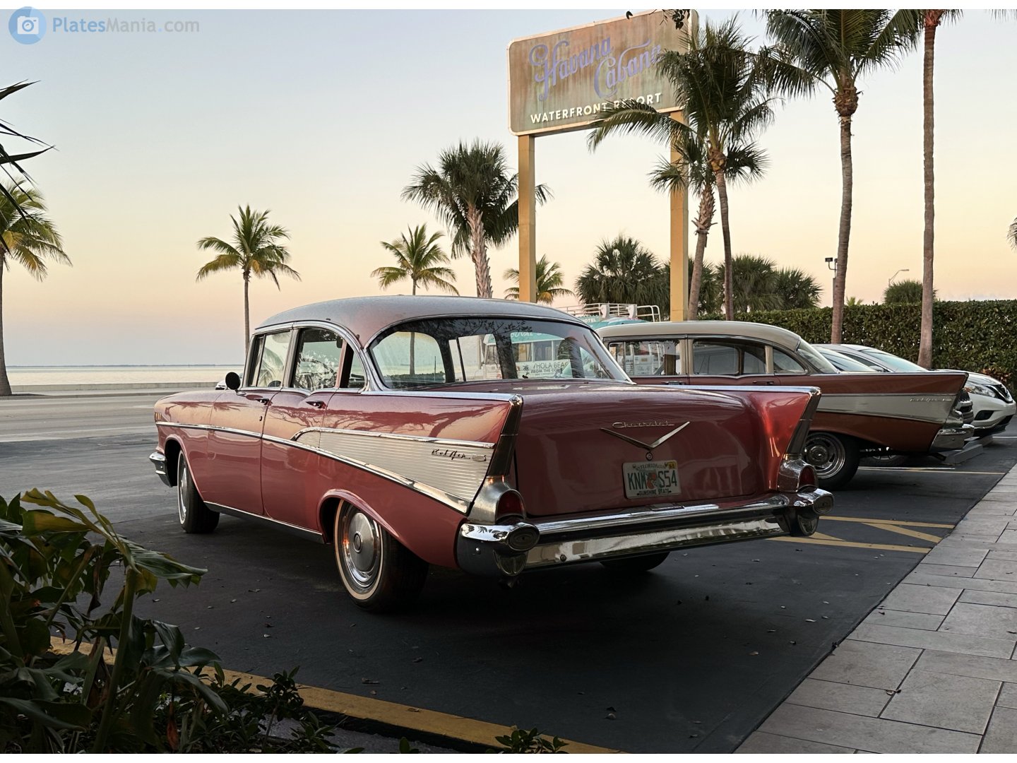 KNM S54, Chevrolet Bel Air 2nd gen 1957 4-door Sedan (2403; A-body), 2nd facelift, 1956–1957