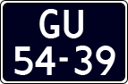 License plate of the Netherlands, Cars