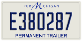 Michigan, Permanent Trailer (A123456)