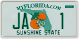 Florida, Vanity Plates