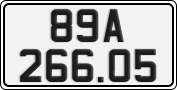 License plate of Vietnam, Cars