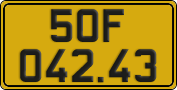License plate of Vietnam, Commercial vehicles