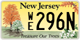 New Jersey, Specialty plates (A/B XXXX / XXXX A/B)
