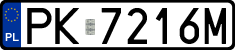 License plates of Poland, Regular car plates