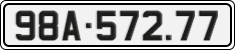 License plate of Vietnam, Cars