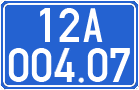 License plate of Vietnam, Government and public administrations