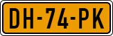 License plate of the Netherlands, Cars