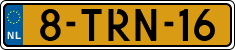 License plate of the Netherlands, Cars