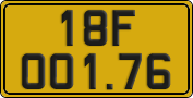 License plate of Vietnam, Commercial vehicles