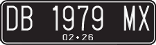 License plate of Indonesia, Regular plates