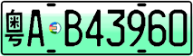 License plate of China, Electric vehicles