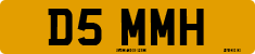 License plate of the United Kingdom, 1983 year system