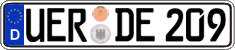 German license plate, Regular plates