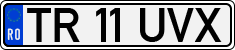 License plate of Romania, Regular plates