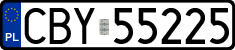 License plates of Poland, Regular car plates
