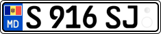 License plate of Moldova, Trailers (2015)