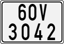 License plate of Vietnam, Motorcycles