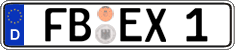 German license plate, Regular plates