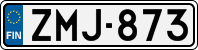 License plate of Finland, Cars