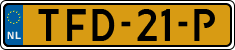 License plate of the Netherlands, Agricultural vehicles