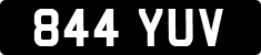 License plate of the United Kingdom, 1932 year system