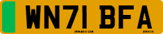 License plate of the United Kingdom, 2001 year system