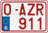 License plate of Belgium, Regular plates (2010)