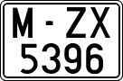License plates of Spain, 1971 year series