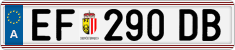 License plate of Austria, Regular plates