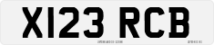 License plate of the United Kingdom, 1983 year system